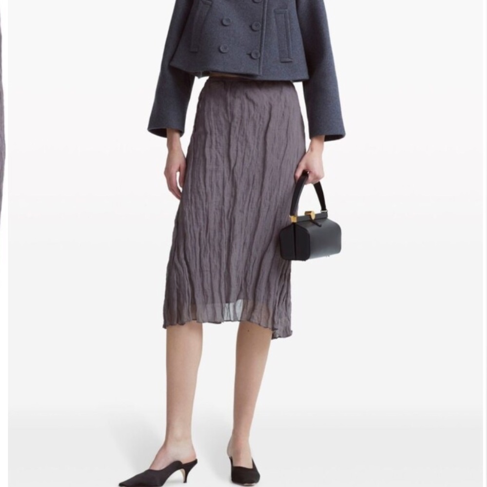 Altuzarra Bresson crinkled pencil skirt